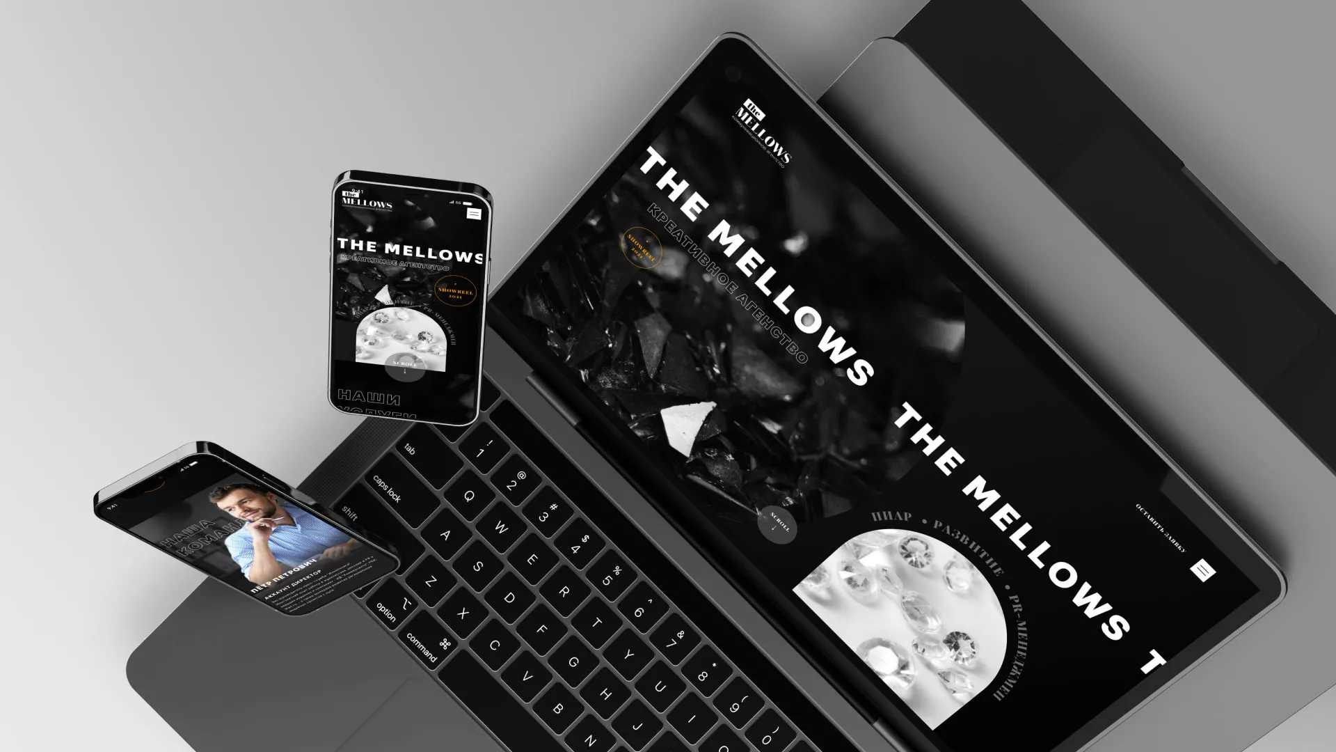 Разработка сайта креативного агентства «The Mellows» в Барнауле